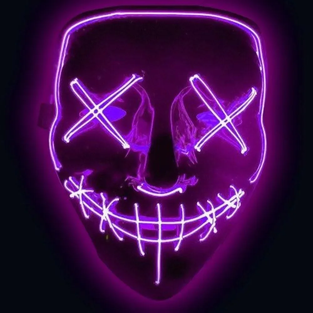 Halloween Purge LED Light Up Mask